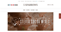 Desktop Screenshot of 5sparrowsbrand.com